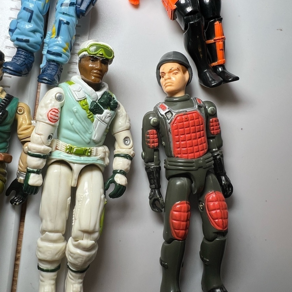 Vintage GI Joe Lot Of 8 Grand Slam Alpine Dusty Shock Wave Crazy Legs - Picture 2 of 5